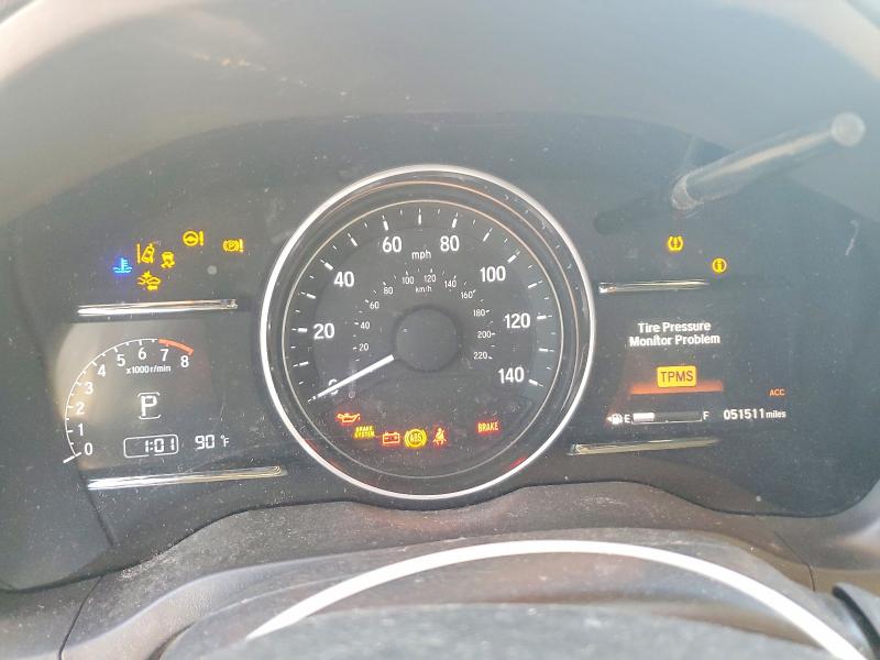 2021 Honda Hr-v VIN 3CZRU6H7XMM716577 COPART salvage auction — FRONT END, Fl - Cert Of Title-Rebuilt, sold $7,700 on 2026-07-28 (photo 9)