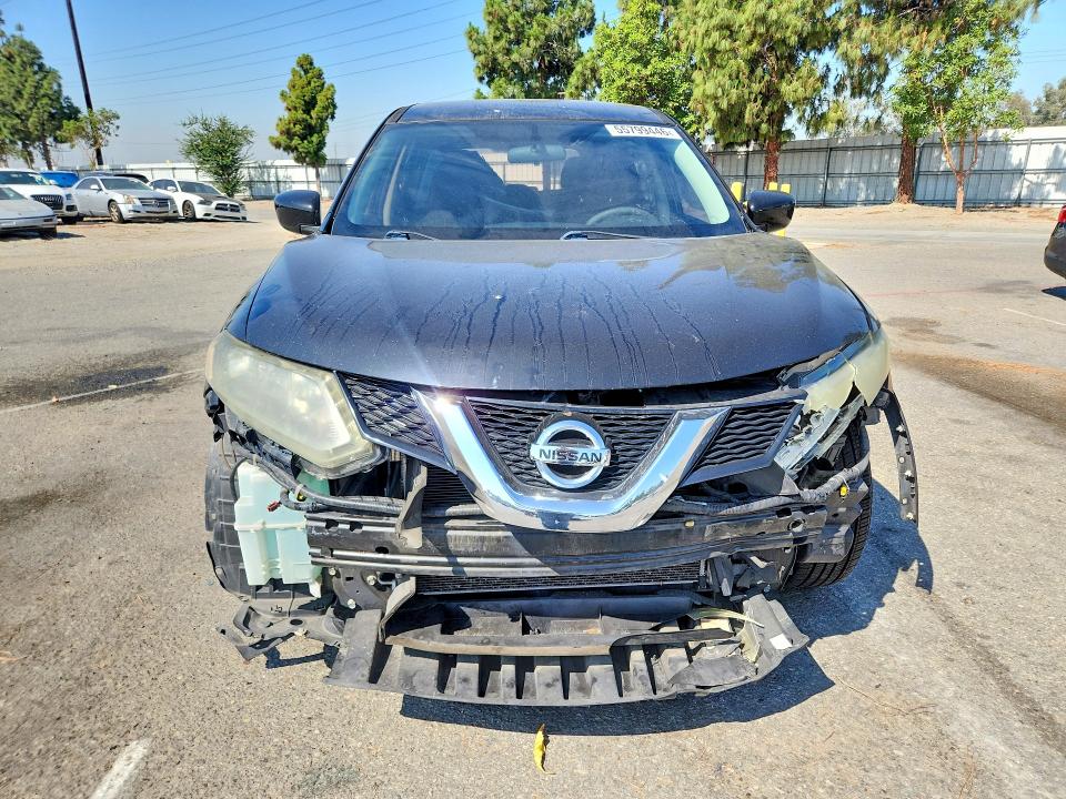 2016 Nissan Rogue VIN 5N1AT2MN8GC796076 COPART salvage auction — FRONT END, Ca - Salvage Certificate, sold $1,800 on 2026-07-02 (photo 5)