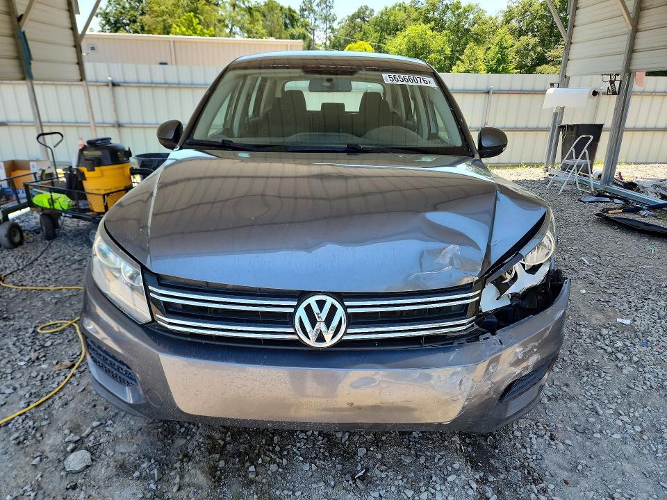 2014 Volkswagen Tiguan VIN WVGAV3AX8EW625118 COPART salvage auction — FRONT END, Sc - Cert Of Title-Salvage, sold $850 on 2026-08-11 (photo 5)