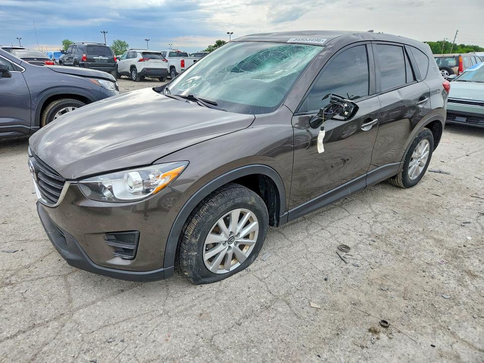 2016 Mazda Cx-5 VIN JM3KE2BY1G0905129 COPART salvage auction — REAR END, In - Certificate Of Title, sold $350 on 2026-07-21 (photo 1)