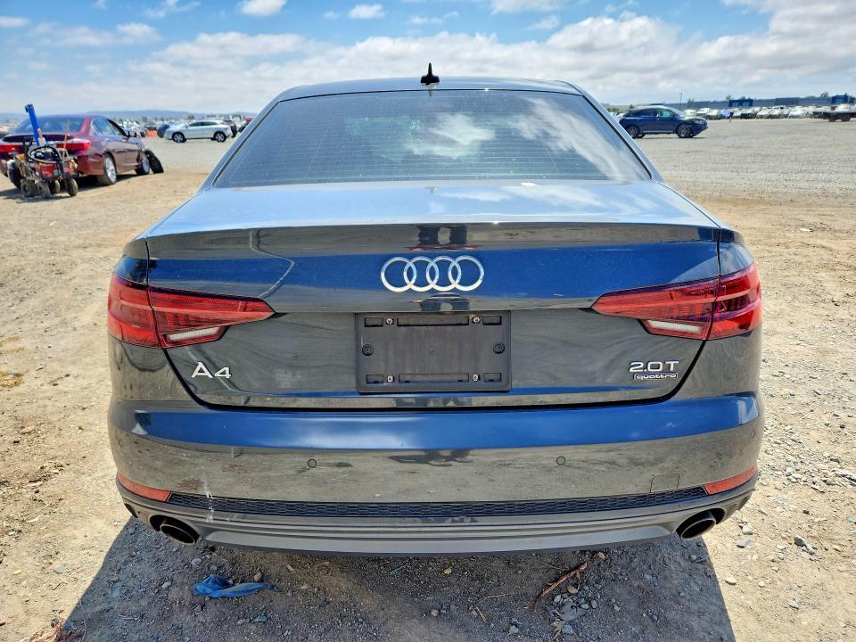 2018 Audi VIN WAUENAF43JA139927 COPART salvage auction — ROLLOVER, Ca - Salvage Certificate, sold $1,600 on 2026-07-24 (photo 6)
