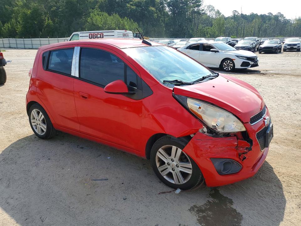 2015 Chevrolet Spark VIN KL8CD6S99FC719781 COPART salvage auction — FRONT END, Sc - Cert Of Title-Salvage, sold $200 on 2026-07-27 (photo 4)