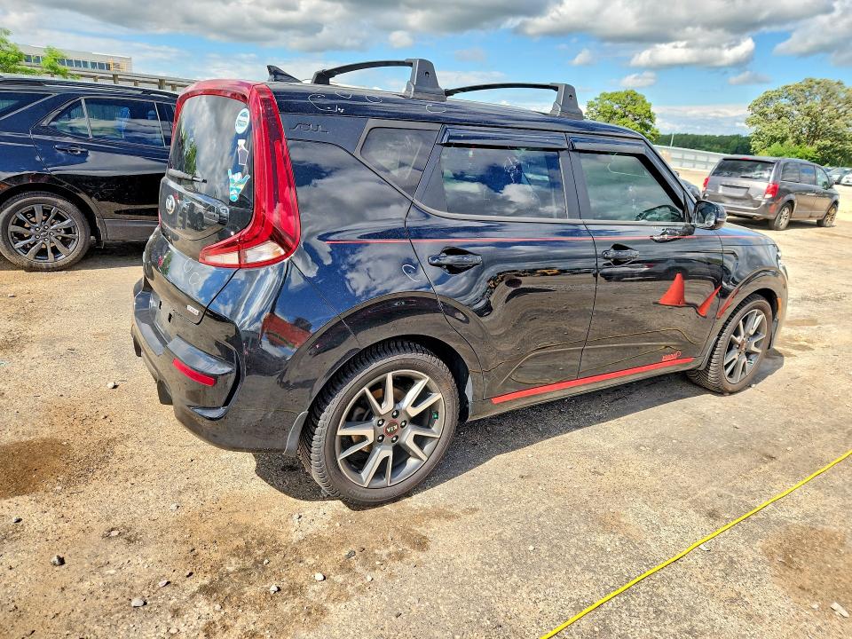 2021 Kia Soul VIN KNDJ53AF2M7744545 COPART salvage auction — HAIL, Wi - Cert Of Title-Claim Paid, sold $7,400 on 2026-07-07 (photo 3)