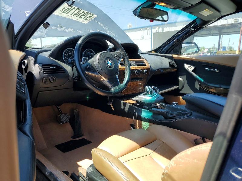 2010 BMW 6 series VIN WBAEB5C56AC225573 COPART salvage auction — SIDE, Fl - Certificate Of Title, sold $2,100 on 2026-07-10 (photo 8)