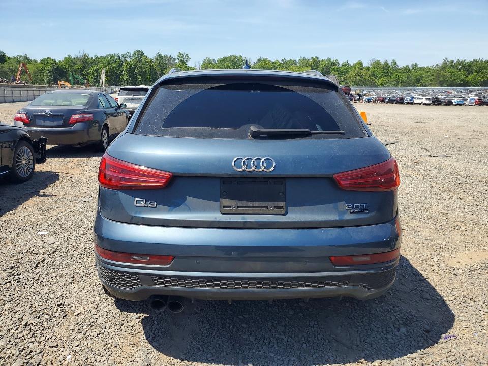 2018 Audi Q3 VIN WA1ECCFS9JR021752 COPART salvage auction — FRONT END, Nj - Cert Of Title-Salvage, sold $1,850 on 2026-07-10 (photo 6)