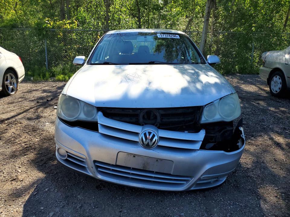 2009 Volkswagen Golf VIN 9BWEL41J694016906 COPART salvage auction — FRONT END, On - Permit No Brand - Unfit, sold $175 on 2026-07-28 (photo 5)