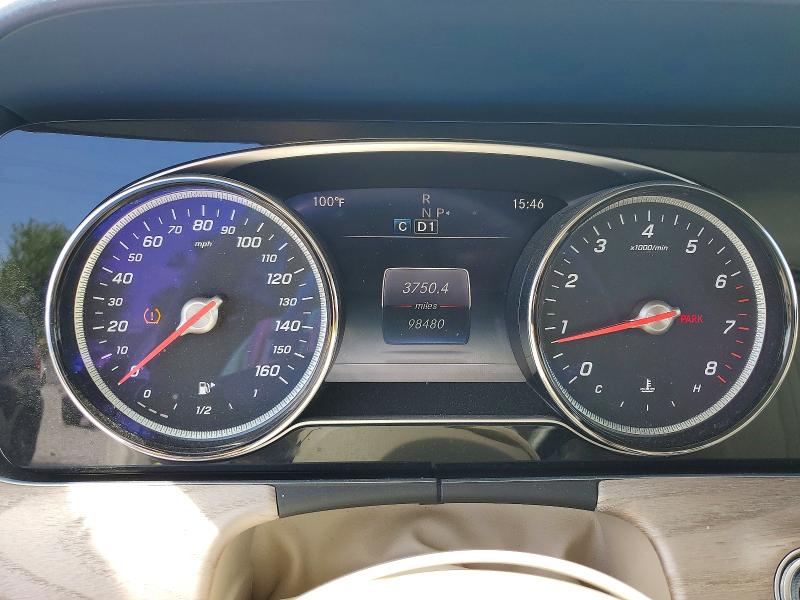 2018 Mercedes-benz E-klasse VIN WDD1K6FB2JF041146 COPART salvage auction — REAR END, FL - CERT OF TITLE SLVG REBUILDABLE, sold $7,900 on 2026-07-28 (photo 9)