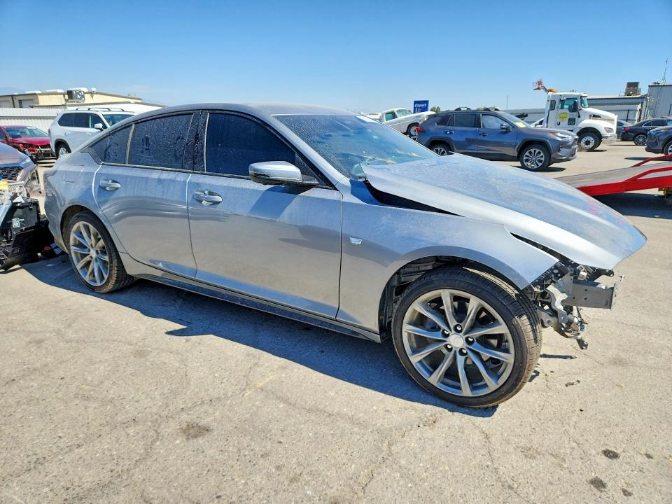 2025 Cadillac Ct5 VIN 1G6DP5RK5S0117884 COPART salvage auction — FRONT END, Ca - Salvage Certificate, sold $9,200 on 2026-07-31 (photo 4)