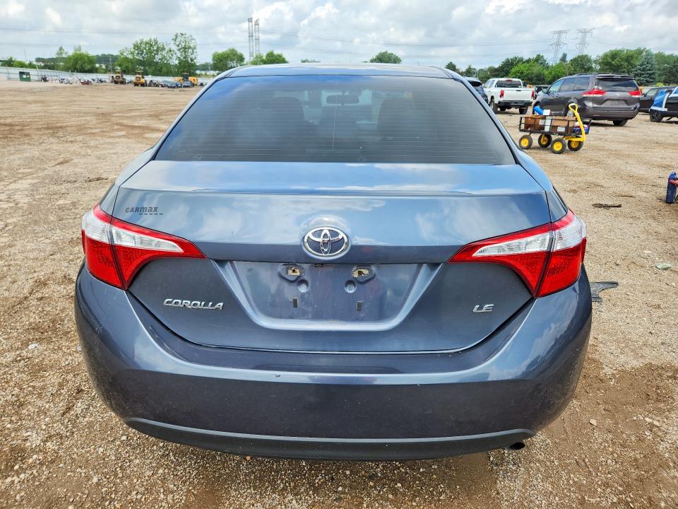 2016 Toyota Corolla VIN 5YFBURHE6GP452892 COPART salvage auction — FRONT END, Il - Salvage Certificate, sold $1,950 on 2026-07-28 (photo 6)