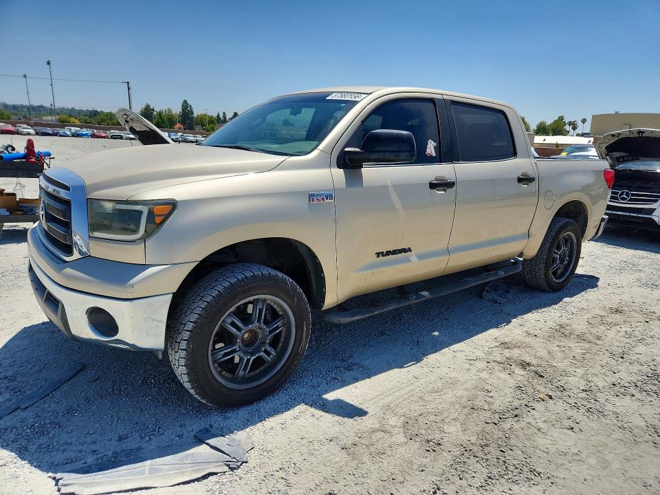 2010 Toyota Tundra VIN 5TFEY5F12AX091146 COPART salvage auction — SIDE, Ca - Salvage Certificate, sold $5,500 on 2026-07-29 (photo 1)
