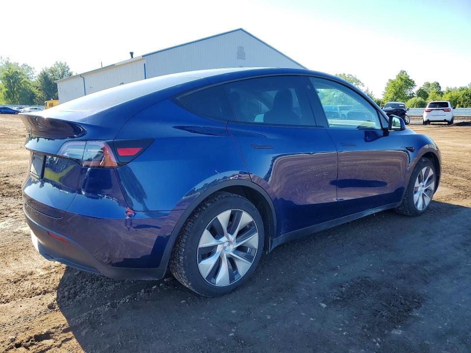 2021 Tesla VIN 5YJYGAEE0MF236616 COPART salvage auction — HAIL, Oh - Cert Of Title-Salvage, sold $1,600 on 2026-07-27 (photo 3)