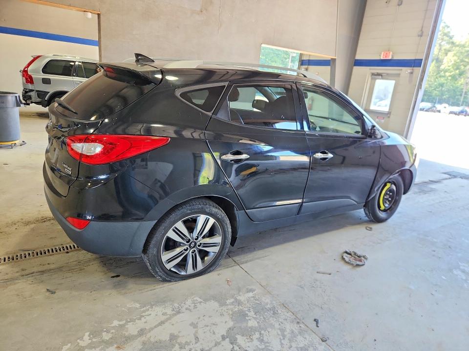 2014 Hyundai Tucson VIN KM8JUCAG5EU863636 COPART salvage auction — FRONT END, Va - Certificate Of Title, sold $1,850 on 2026-07-02 (photo 3)