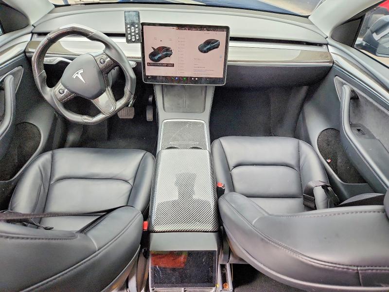 2024 Tesla Model y VIN 7SAYGAEE6RF029884 COPART salvage auction — FRONT END, Pa - Certificate Of Salvage, sold $12,100 on 2026-07-14 (photo 8)