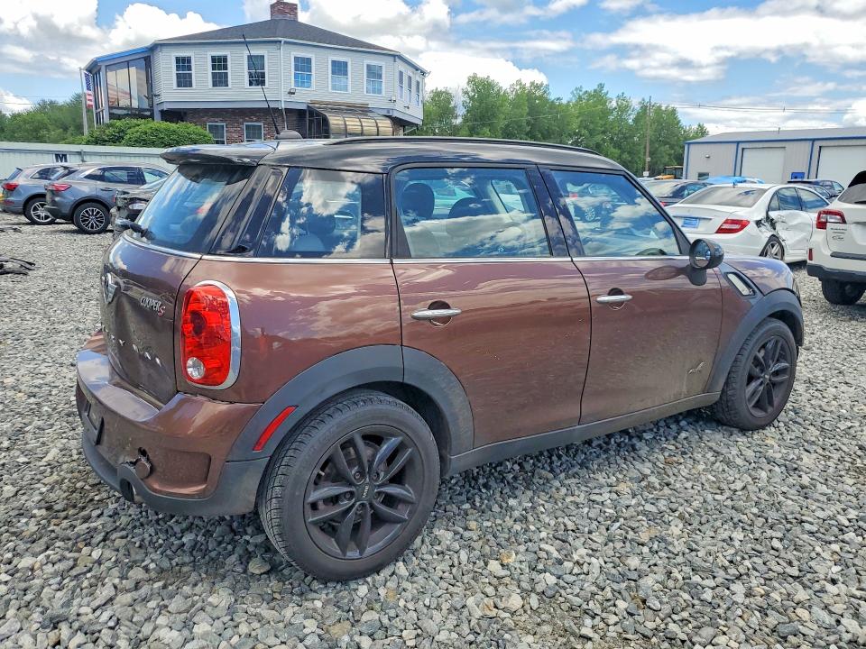 2014 Mini Cooper VIN WMWZC5C51EWP40175 COPART salvage auction — REAR END, Ma - Cert Of Title-Reconstrctd Coll, sold $2,250 on 2026-07-09 (photo 3)