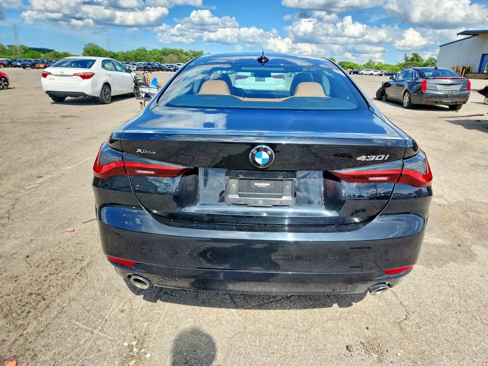 2022 BMW 4er VIN WBA73AP08NCJ27177 COPART salvage auction — FRONT END, Il - Salvage Certificate, sold $14,900 on 2026-07-29 (photo 6)