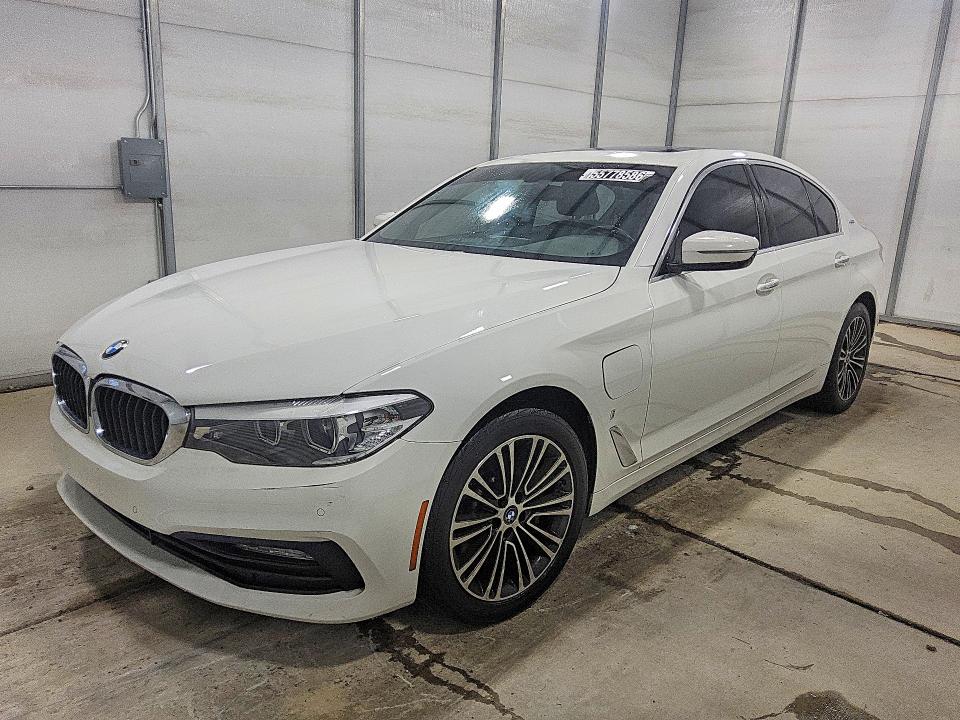 2018 BMW 5 series VIN WBAJA9C59JB033255 COPART salvage auction — MECHANICAL, Ga - Certificate Of Title, sold $5,300 on 2026-07-07 (photo 1)