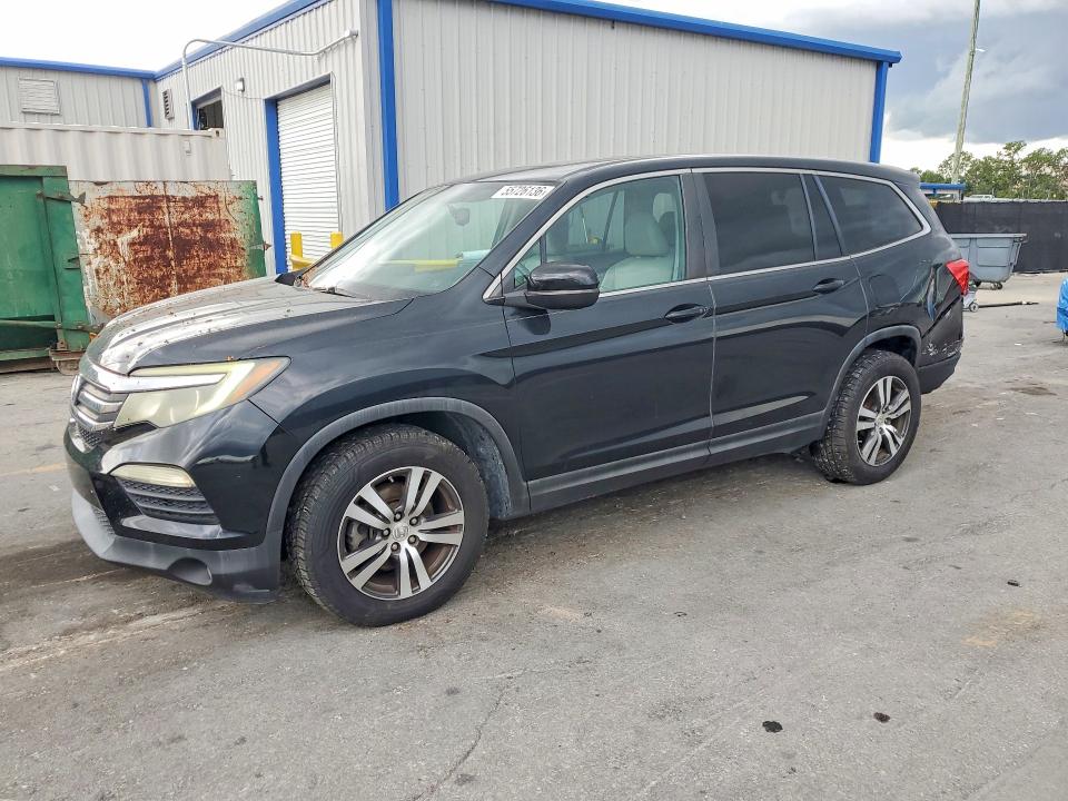 2016 Honda Pilot VIN 5FNYF5H5XGB021335 COPART salvage auction — REAR END, Fl - Cert Of Title Slvg Rebuildable, sold $4,750 on 2026-07-09 (photo 1)