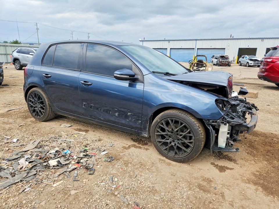 2012 Volkswagen Golf VIN WVWNM7AJXCW213307 COPART salvage auction — FRONT END, Il - Salvage Certificate, sold $225 on 2026-07-10 (photo 4)