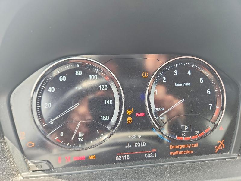 2018 BMW X2 VIN WBXYJ3C32JEJ84470 COPART salvage auction — FRONT END, Fl - Cert Of Title Slvg Rebuildable, sold $275 on 2026-07-23 (photo 9)