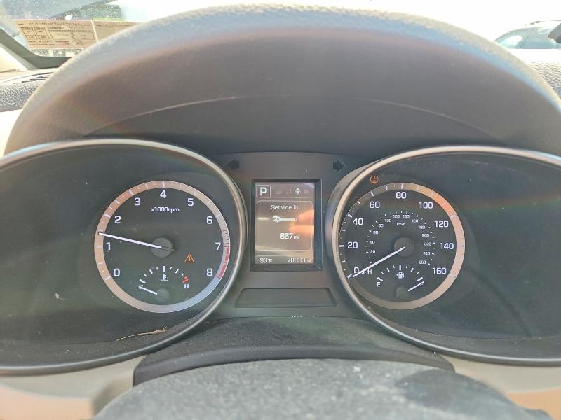 2018 Hyundai VIN KM8SMDHF7JU274962 COPART salvage auction — SIDE, Pa - Certificate Of Salvage, sold $3,200 on 2026-07-10 (photo 9)