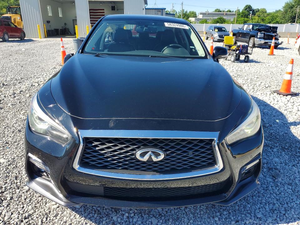 2019 Infiniti Q50 VIN JN1EV7ARXKM557932 COPART salvage auction — SIDE, Oh - Cert Of Title-Salvage, sold $1,850 on 2026-07-24 (photo 5)