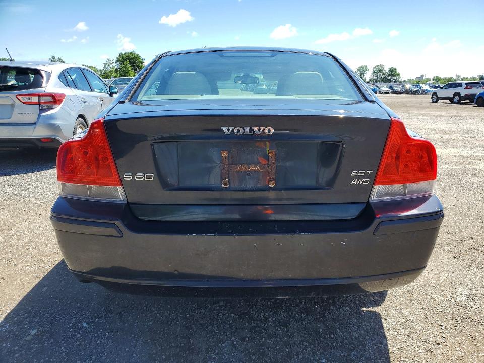 2008 Volvo S60 VIN YV1RH592982683943 COPART salvage auction — UNDERCARRIAGE, On - Permit No Brand - Unfit, sold $400 on 2026-07-09 (photo 6)
