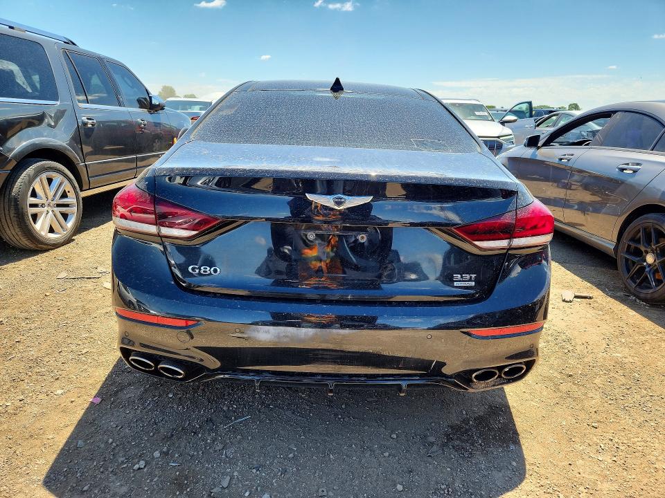 2018 Genesis G80 VIN KMHGN4JB4JU248295 COPART salvage auction — MINOR DENT/SCRATCHES, Il - Certificate Of Title (P), sold $7,700 on 2026-07-28 (photo 6)