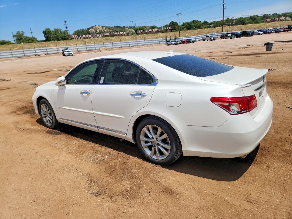 2011 Lexus ES VIN JTHBK1EG9B2419646 COPART salvage auction — REAR END, Co - Salvage Title, sold $3,050 on 2026-07-27 (photo 2)