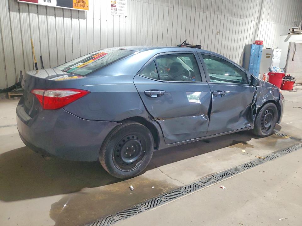 2015 Toyota Corolla VIN 2T1BURHE7FC309111 COPART salvage auction — SIDE, Pa - Certificate Of Salvage, sold $2,550 on 2026-07-02 (photo 3)