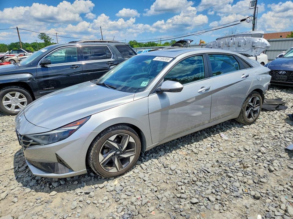 2021 Hyundai VIN 5NPLN4AG1MH014757 COPART salvage auction — REAR END, NJ - CERT OF TITLE-SALVAGE, sold $4,450 on 2026-07-29 (photo 1)