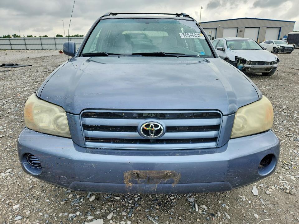 2006 Toyota Highlander VIN JTEDP21A760118650 COPART salvage auction — ROOF, IL - SALVAGE CERTIFICATE, sold $450 on 2026-07-29 (photo 5)
