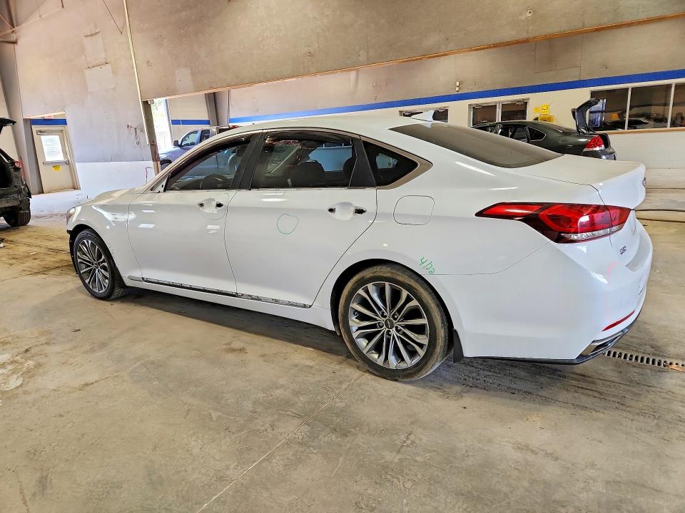 2017 Genesis G80 VIN KMHGN4JE6HU209650 COPART salvage auction — FRONT END, Va - Cert Of Title - Salvage, sold $3,550 on 2026-07-17 (photo 2)