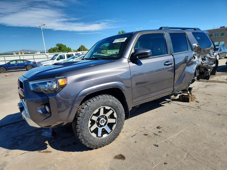 2019 Toyota 4runner VIN JTEBU5JR8K5669237 COPART salvage auction — REAR END, Co - Public - Salvage Title, sold $8,900 on 2026-07-27 (photo 1)