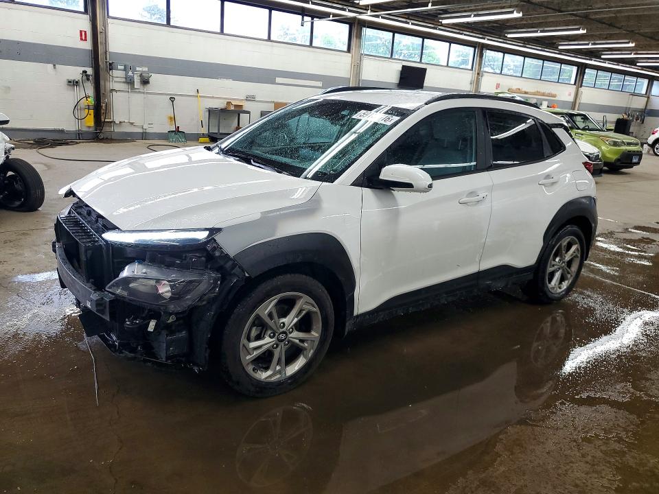 2023 Hyundai Kona VIN KM8K62AB2PU011373 COPART salvage auction — FRONT END, Fl - Certificate Of Title, sold $4,300 on 2026-07-06 (photo 1)