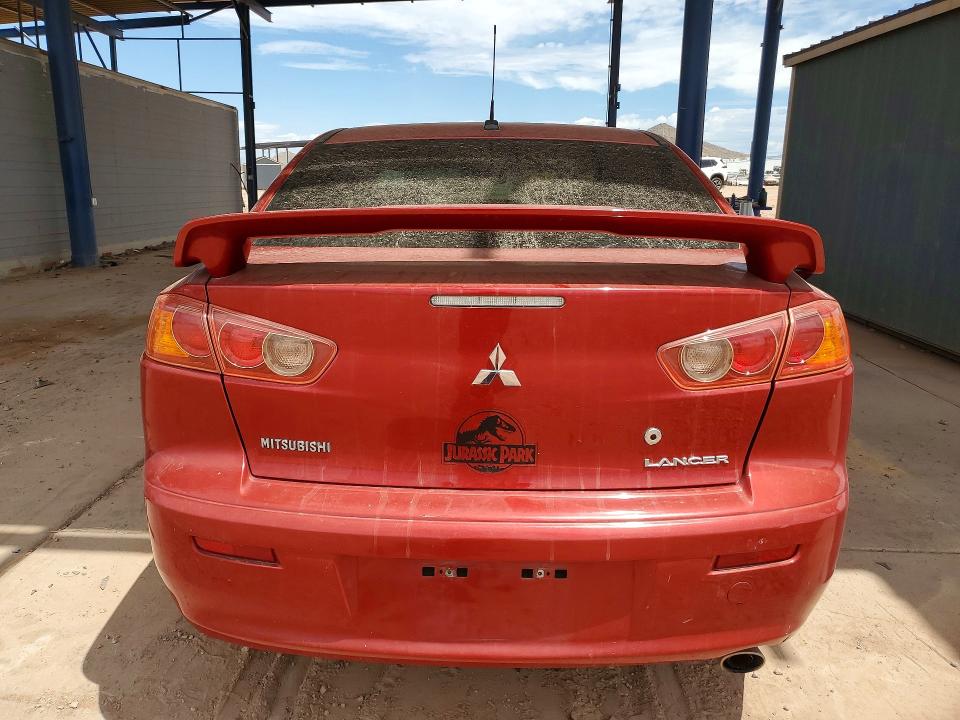 2009 Mitsubishi Lancer VIN JA3AU86W79U008765 COPART salvage auction — FRONT END, Az - Cert Of Title - Salvage, sold $300 on 2026-07-14 (photo 6)