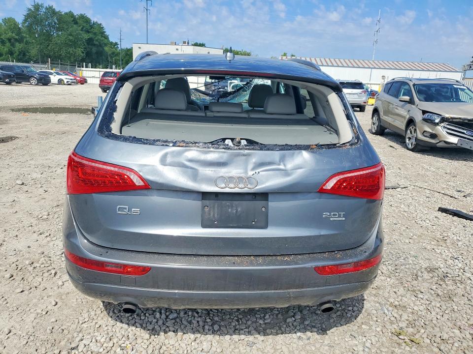2012 Audi Q5 VIN WA1LFAFP8CA046822 COPART salvage auction — REAR END, Oh - Cert Of Title-Salvage, sold $900 on 2026-07-21 (photo 6)