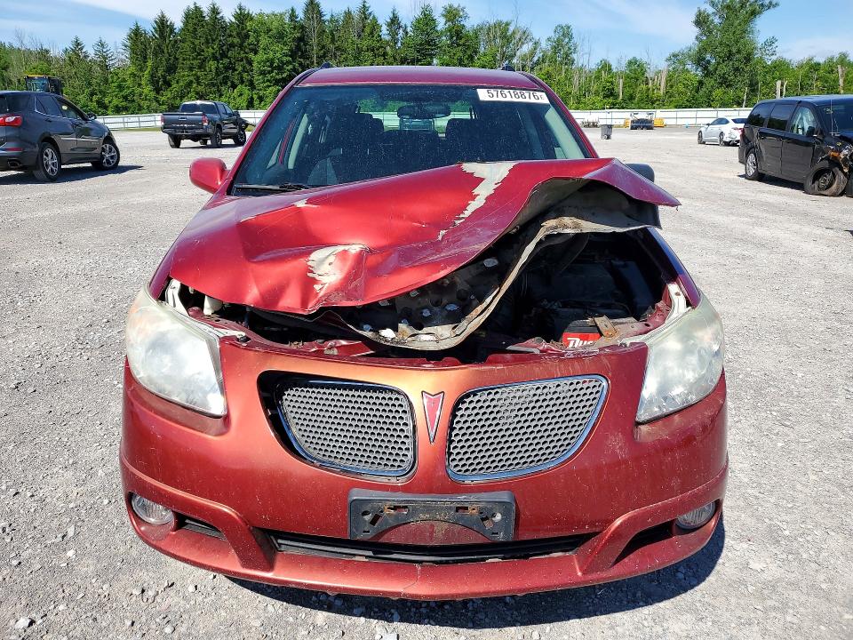2005 Pontiac Vibe VIN 5Y2SL63845Z460334 COPART salvage auction — FRONT END, NY - MV-907A SALVAGE CERTIFICATE, sold $900 on 2026-07-06 (photo 5)