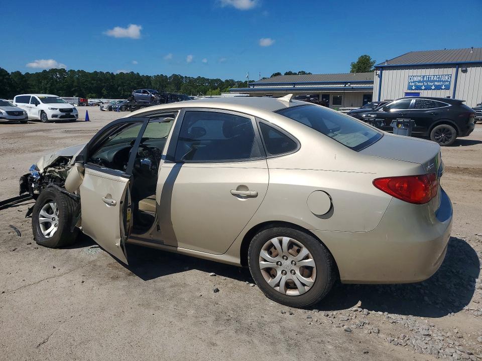 2010 Hyundai Elantra VIN KMHDU4AD6AU941313 COPART salvage auction — FRONT END, Ms - Cert Of Title-Salvaged, sold $400 on 2026-07-24 (photo 2)