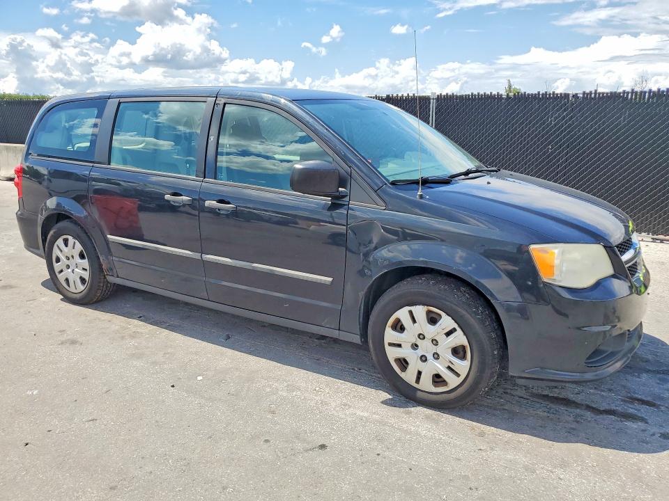 2014 Dodge Caravan VIN 2C4RDGBG7ER278888 COPART salvage auction — FRONT END, Fl - Certificate Of Destruction, sold $500 on 2026-07-02 (photo 4)