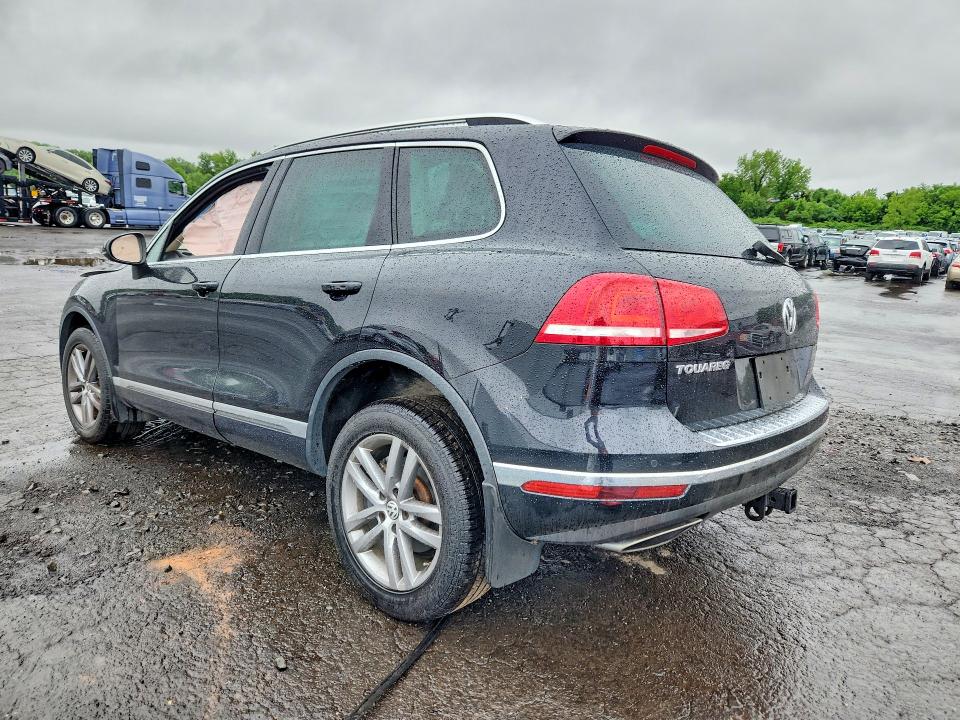 2015 Volkswagen Touareg VIN WVGEF9BP6FD001461 COPART salvage auction — FRONT END, Ct - Cert Of Title-Salvage, sold $750 on 2026-07-17 (photo 2)