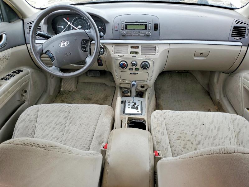 2006 Hyundai Sonata VIN KMHET46C06A148377 COPART salvage auction — UNDERCARRIAGE, ON - PERMIT NO BRAND - UNFIT, sold $150 on 2026-07-21 (photo 8)