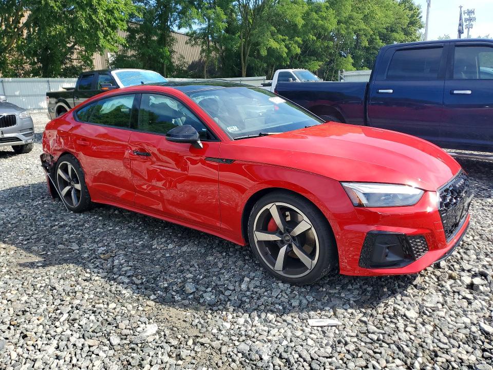 2024 Audi A5 VIN WAUFACF50RA044290 COPART salvage auction — SIDE, Ma - Cert Of Title-Salvage, sold $13,200 on 2026-07-23 (photo 4)