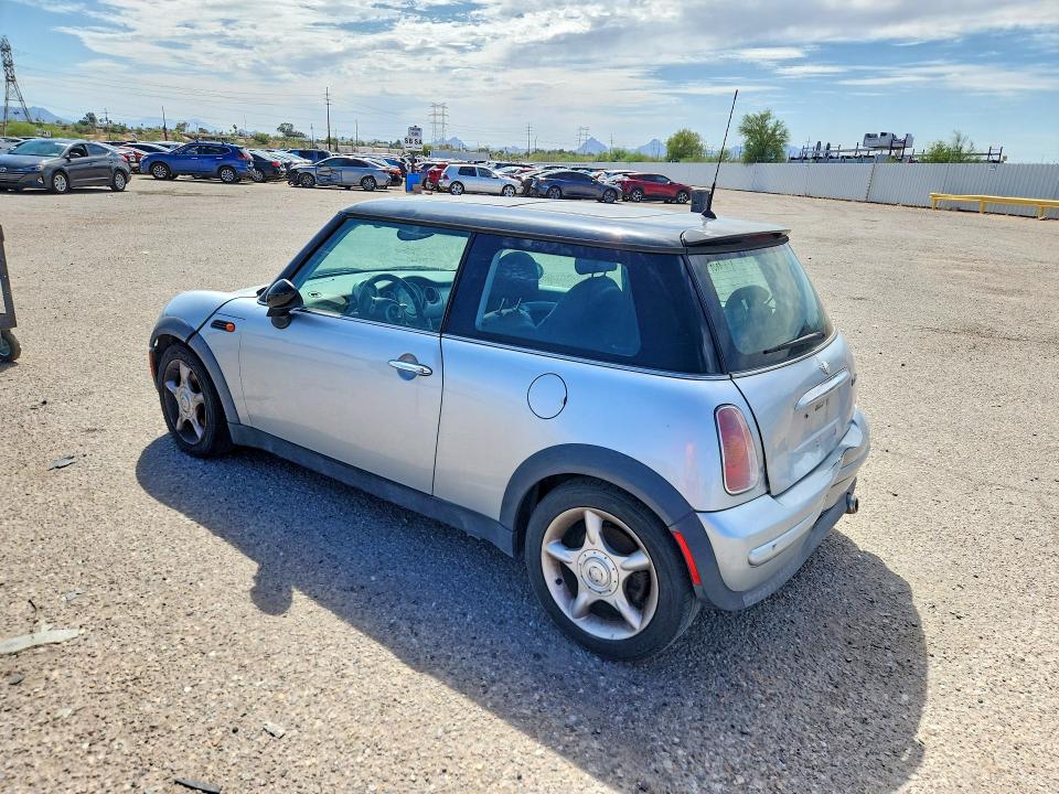 2003 Mini Cooper VIN WMWRC33423TE19873 COPART salvage auction — REAR END, Az - Cert Of Title-Restored Salvage, sold $475 on 2026-07-10 (photo 2)