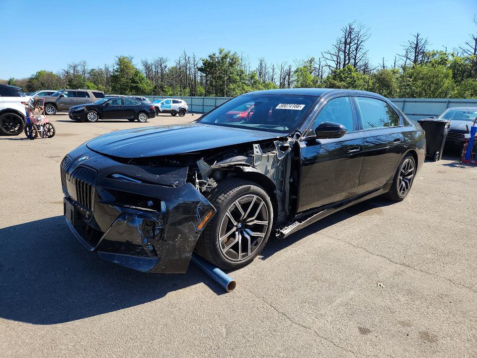 2024 BMW VIN WBA33EH04RCT04513 COPART salvage auction — FRONT END, Ny - Mv-907A Salvage Certificate, sold $42,500 on 2026-08-10 (photo 1)