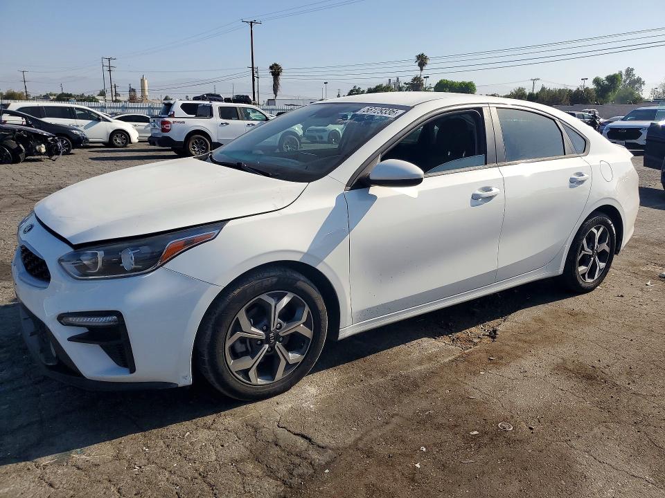 2021 Kia Forte VIN 3KPF24AD6ME349609 COPART salvage auction — REAR END, Ca - Salvage Certificate, sold $3,150 on 2026-07-02 (photo 1)