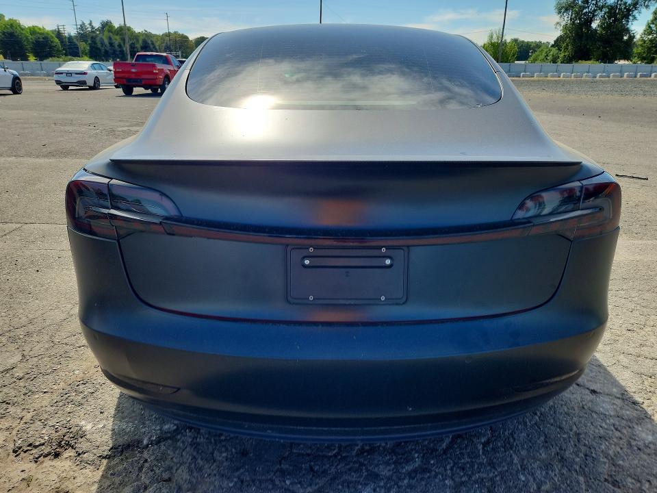 2022 Tesla Model 3 VIN 5YJ3E1EC7NF129773 COPART salvage auction — SIDE, Or - Salvage Title Certificate, sold $1,050 on 2026-07-29 (photo 6)