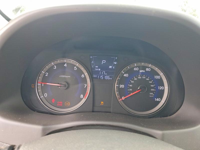 2012 Hyundai Accent VIN KMHCU4AE7CU084801 COPART salvage auction — REAR END, OR - SALVAGE TITLE CERTIFICATE, sold $675 on 2026-07-06 (photo 9)