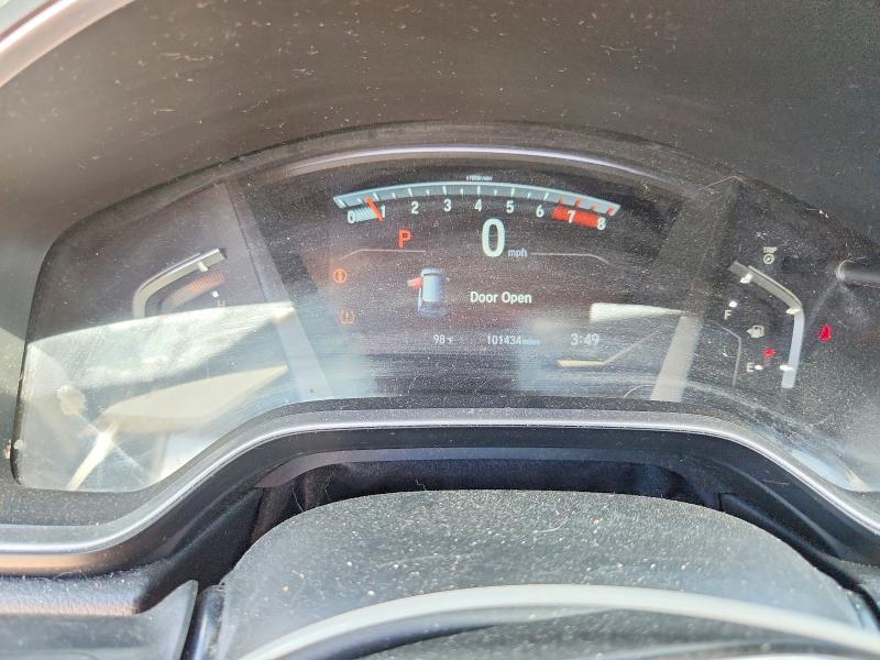 2018 Honda Cr-v VIN 7FARW1H8XJE020768 COPART salvage auction — REAR END, Tx - Salvage Vehicle Title, sold $7,300 on 2026-07-16 (photo 9)