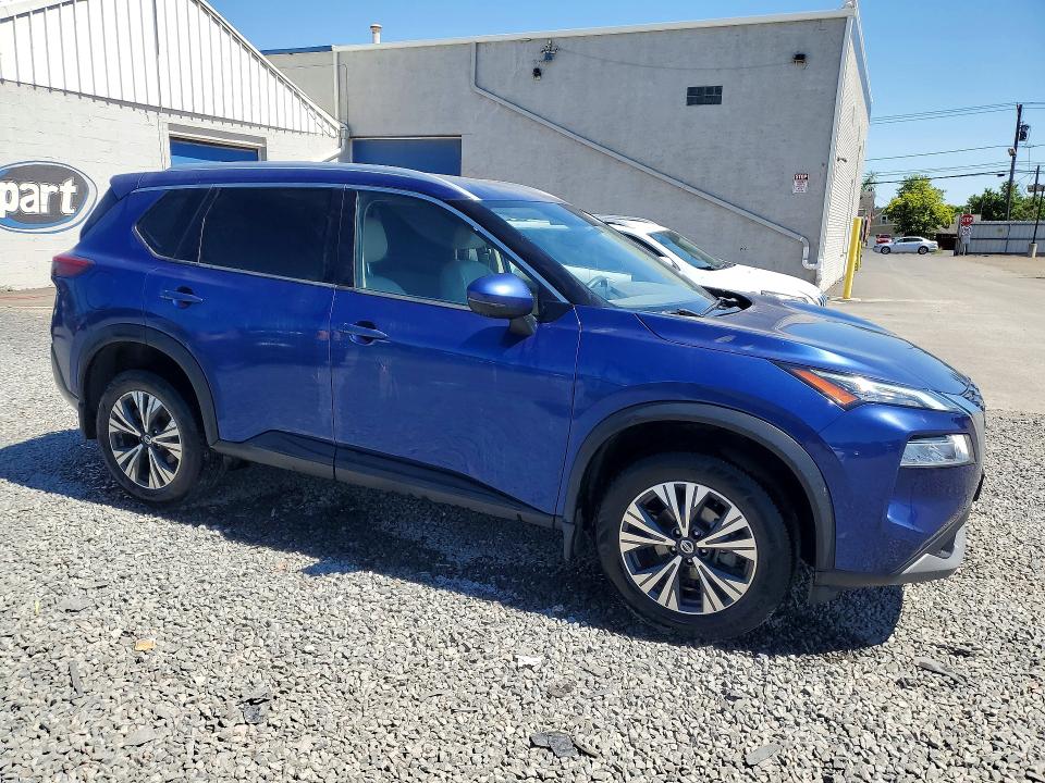 2021 Nissan Rogue VIN JN8AT3BB8MW230856 COPART salvage auction — REAR END, Nj - Cert Of Title-Salvage, sold $7,000 on 2026-07-02 (photo 4)