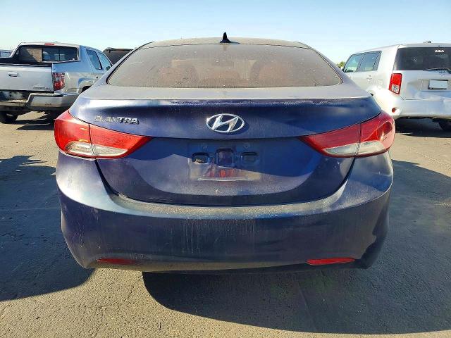 2011 Hyundai Elantra VIN 5NPDH4AE2BH042994 COPART salvage auction — VANDALISM, Ca - Salvage Certificate, sold $650 on 2026-07-27 (photo 6)